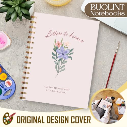 Letters to Heaven Memorial Journal Gift 5.5x8.3in(Pink) - color: Pink