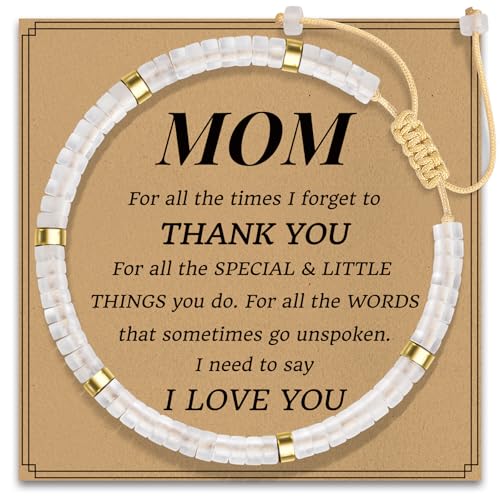 AGOT Daughter in Law Bracelets Gifts: Dear Daughter in Law Birthday Gifts from Mother in Law - color: Crystal-Mom
