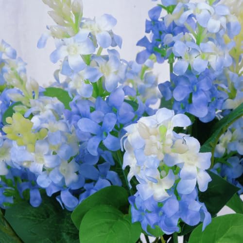 2 Sets Artificial Flowers for Cemetery with Vase 20Inch | UV Resistant Grave Decorations Long-Lasting Cemetery Flowers for Grave Headstones Graveyard Outdoor