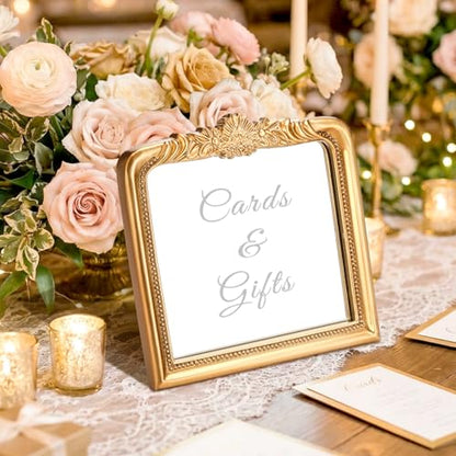 Bucherry Elegant Wedding Cards & Gifts Sign - style: Cards & Gifts