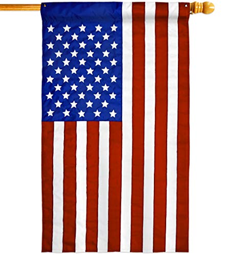 Mother In Heaven House Flag - Pack Family Mother's Day Mom Mama Grandma Love Flowers Parent Sibling Relatives Grandparent USA Applique - Banner Small Garden Yard Gift Double-Sided Made 28 X 40 - color: USA Banner Cemetery Decor Made In USA