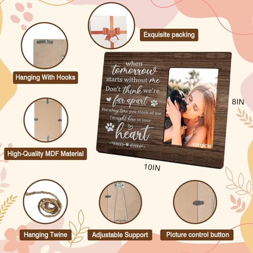 Mancheng-zi Dog & Cat Memorial Frame, In Loving Memory, 4x6 - color: In Your Heart 2