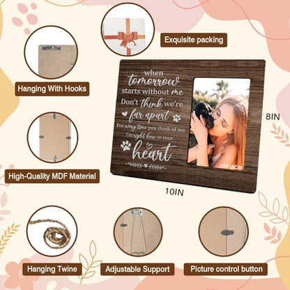 Mancheng-zi Dog & Cat Memorial Frame, In Loving Memory, 4x6 - color: In Your Heart 2