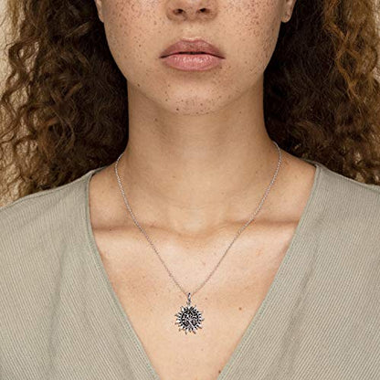 925 Sterling Silver Urn Necklace Ring Bracelet For Ashes Sunshine Cremation Keepsake Pendant Family Tree of Life Ashes Necklace Jewelry Locket Memorial Always in My Heart Memory Necklace Gift - style: Necklace