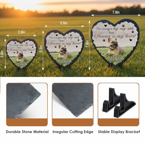 Personalized Pet Memorial Garden Stones for Dogs Cats - color: Memorial 2