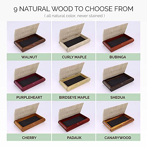 Mikutowski Woodworking Personalized Wooden Keepsake Box - Handmade in USA - Wood Art Artisan Trinket Box - Original Engraved Keepsake Box Organizer - A Great Personalized Gift for Your Loved Ones - style: Artisan