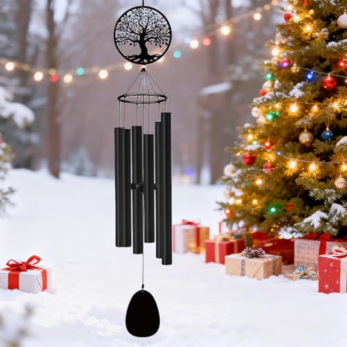 ASTARIN Memorial Wind Chimes for Outside Deep Tone, 36" Bereavement Gifts - size: 36”-Tree of life