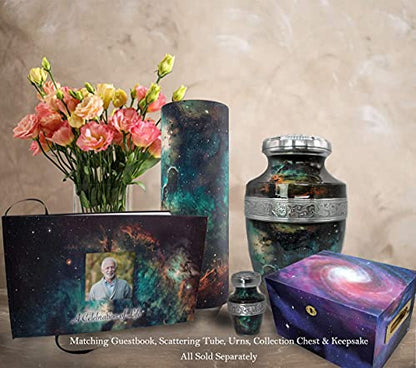 Supernova Eco-Friendly Biodegradable Urns for Adult Ashes - Scattering Tube with Cremation Urns - color: Supernova, size: Large 12"x5"