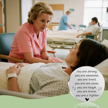 Pocket Hug Token 2026 Graduation Giftsfor her him Mothers Day Gifts for Mom Thank You Gift for Her Him - color: Cancer Survival Gifts 2
