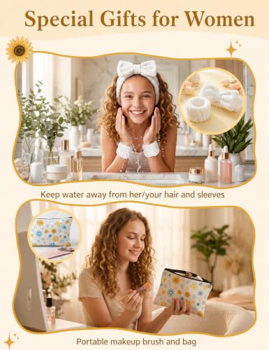 14PCS Gifts for Teen Girls - Gift Basket for Teen Girl, Gifts Trendy Stuff | Unique Birthday Gift Sets for Teen Girls, Daughter, Sister, Friend, Sweet 16th 18th 21st, Yellow - color: Beige