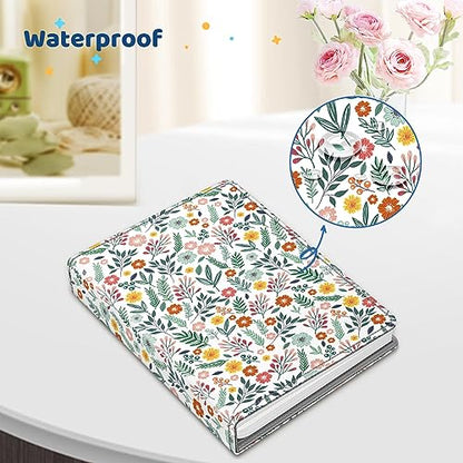 Fintie Photo Album 5x7 Photos, 52 Pockets Small Capacity Wallet Albums Book | Vegan Leather Cover, 5X7 Picture Keepsakes, Family/Wedding/Travel Memory Book, For Boys Girls Art Work, Spring Bloom - color: Spring Bloom
