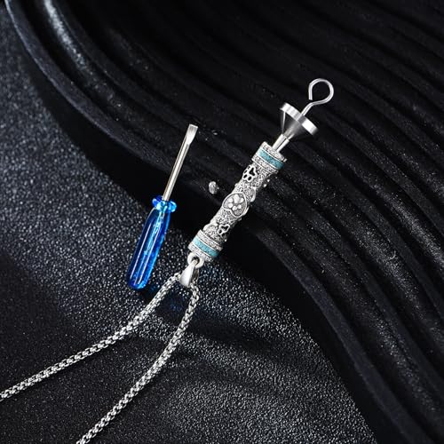 Pet Urn Necklace for Ashes 925 Sterling Silver Paw Print Ash Pendant Pet Urn Cremation Jewelry Memorial Gifts For Men Male Mother