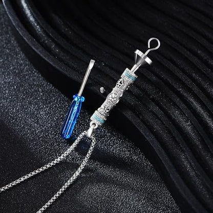 Pet Urn Necklace for Ashes 925 Sterling Silver Paw Print Ash Pendant Pet Urn Cremation Jewelry Memorial Gifts For Men Male Mother