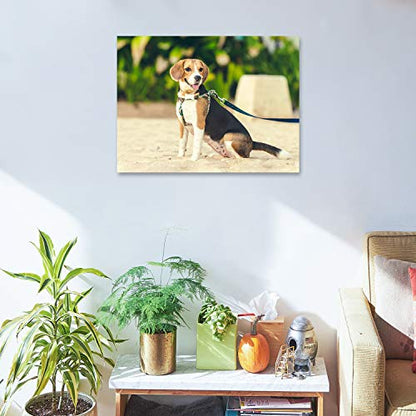 Personalized Photo to Canvas Print - Canvas Prints With Your Photos on Custom Wall Art for Bedroom, Living Room, Wedding Baby Pet Family Picture Framed Wall Art (16" W x 12" H) - size: 16"L x 12"W