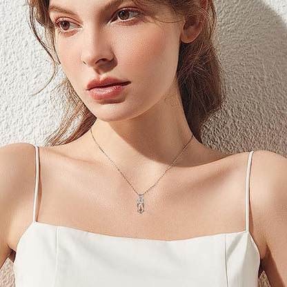Cremation Jewelry for Ashes 925 Sterling Silver Memorial Pendant Urn Necklaces for Ashes Necklace for Women - style: Urn Necklace-Orange