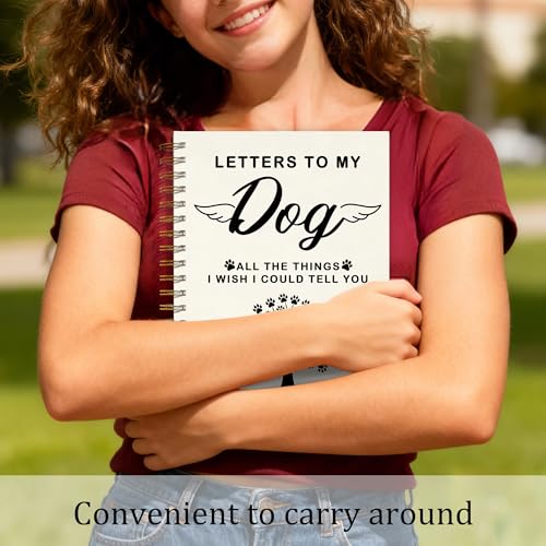 FTKBGHY Loss of Dog Sympathy Gift Grief Journal Notebook, Memorial Notebooks Gifts for Loss of Dogs, Pet Remembrance Bereavement Gift, Letters to My Dog Journal, 5.5x8.3 Inch - color: Colour-14