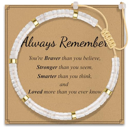 AGOT Daughter in Law Bracelets Gifts: Dear Daughter in Law Birthday Gifts from Mother in Law - color: Crystal-Always Remember