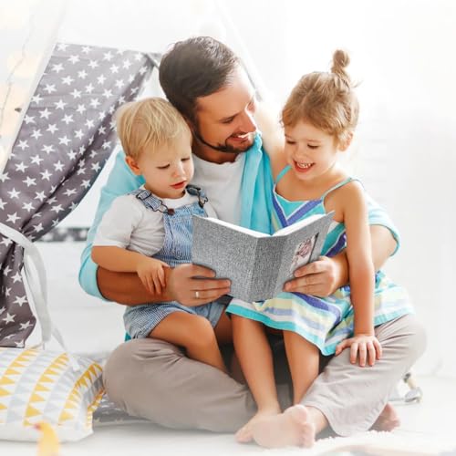 Photo Album 4x6 100 Pockets, Linen Cover Top Loader Vertical, Slip-in Picture Grey Pockets Albums for Wedding, Family, Anniversary, Baby, Vacation - color: Grey, size: 100 Pockets