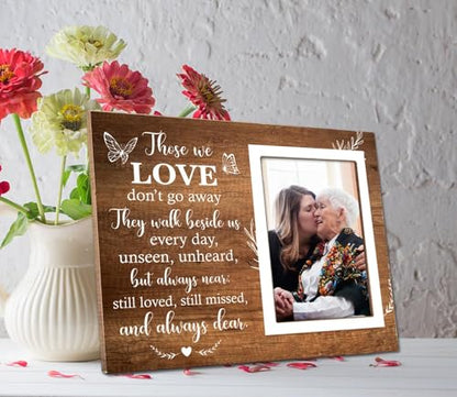 Memorial Picture Frame,Remembrance Picture Frame or Memorial Gift,Memorial Gifts for Loss of Loved One,Grandmother, Grandfather,Grandparents, Fits 4 x 6 Inch Photo