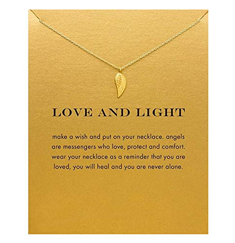 Baydurcan Friendship Anchor Butterfly Good Luck Elephant Necklace for Women - style: Angle wing