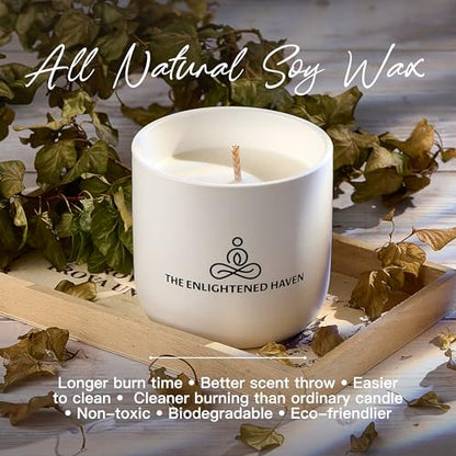 Sympathy Candle for Loss - Sending a Tight Hug Memorial Gift - Lime Basil Mandarin - 40H Soy Wax Remembrance, Bereavement, Grief & Condolence Keepsake