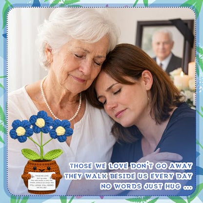 Janinka Sympathy Gift Loss of Loved One,Dark Blue Daisy,Those We Love - color: Dark Blue Daisy, style: Those We Love