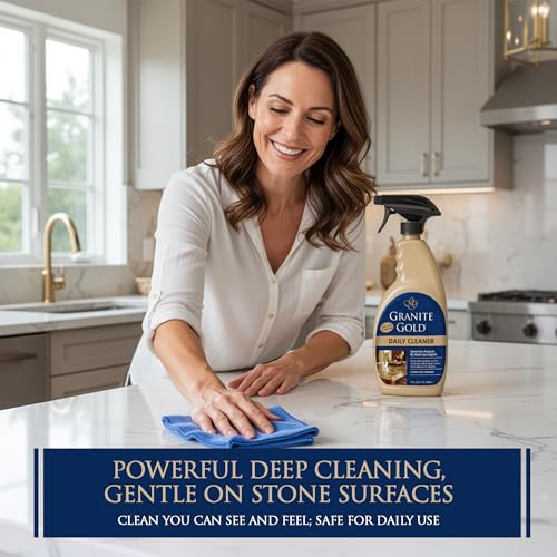 Granite Gold Daily Cleaner for Granite, Marble & Other Natural Stone & Quartz Surfaces, 32 Ounces - size: 32 Fl Oz (Pack of 1)