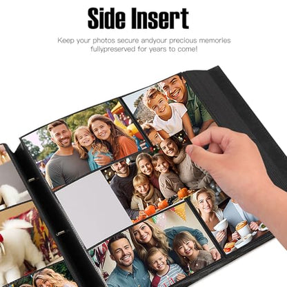 Extra Large Capacity 4x6 Photo Album, Holds 1000 Photos, Beige - color: Beige
