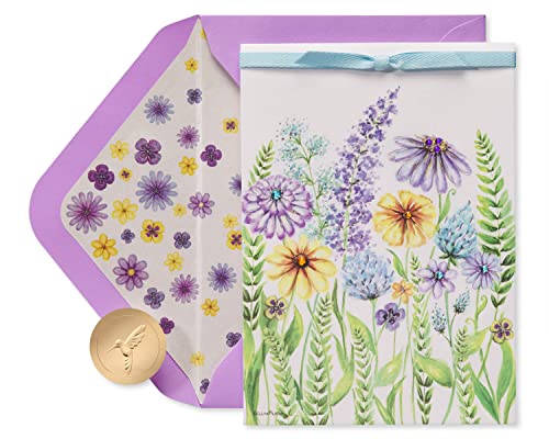 Papyrus Blank Card - Designed by Bella Pilar (Wildflowers) - color: Wildflowers