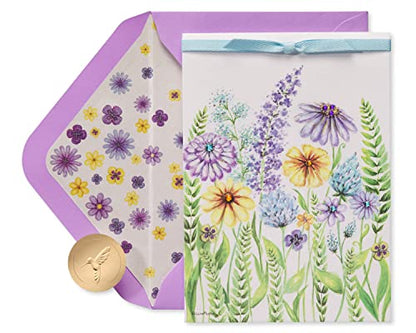 Papyrus Blank Card - Designed by Bella Pilar (Wildflowers) - color: Wildflowers