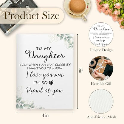 Daughter Gifts Photo Album 4x6, Daughter Gifts from Mom Dad, I Love You and I'm So Proud of You 18 Pockets Small Picture Memory Photo Album for Family Graduation Travel Vacation - color: Best Daughter