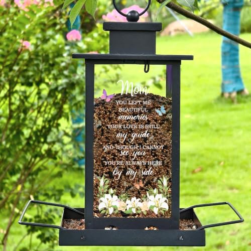 Memorial Bird Feeder for Loss of Mom - Sympathy Bereavement Gifts for Loss of Mother Remembrance Funeral Condolence Gifts Thoughtful Sorry for Your Loss Gifts for Loss of Loved One