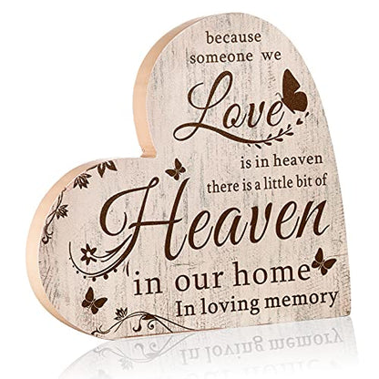 Sympathy Gift Bereavement Memorial Decor Sign Loss of Loved One Remembrance Sign Memorial Present Condolence Sign Loss of Mother Father Sympathy Gift Living Room Home Table Centerpiece Decor