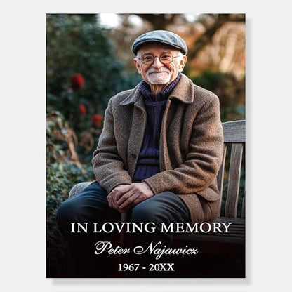 Celebration life Sign, Personalized Welcome Sign, Custom Memorial Sign, In Loving Memory Sign, Funeral Welcome Sign, Celebration of Life Welcome Sign, Celebration Life Poster -19 - color: Backgrund#19