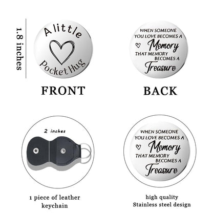Sympathy Gifts for Loss of Loved One Mom Memorial Remembrance Gifts for Best Friend Husband Bereavement Grief Gifts for Women Coworker Condolence Gifts for Neighbor Best Friend Sympathy Pocket Hug