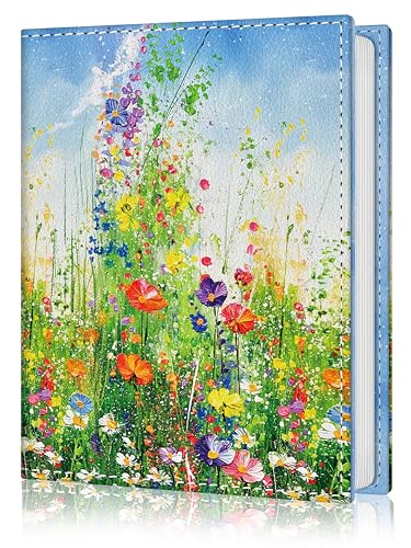 Photo Album 4x6, 56 Pockets Small Picture Book Green Lush Flower - color: Green Lush Flower