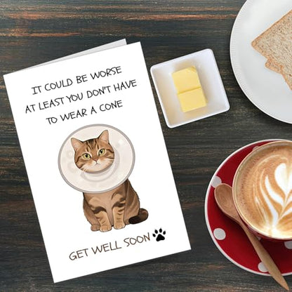 Funny Get Well Soon Cards Gifts For Women Feel Better Thinking of You Humor Speedy Surgery Recovery Him Her Friends Mother - color: HK037