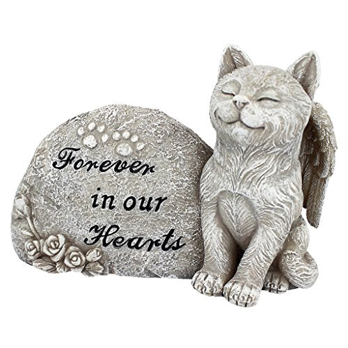Design Toscano Forever in Our Hearts CAT Statue - color: Forever in Our Hearts