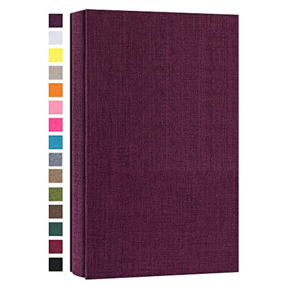 potricher Photo Album 4x6, 300 Pockets, Linen Cover, Purple | Small Capacity 4x6 Picture Albums with Horizontal Pockets, 4x6 Photo Book for Family, Wedding, Baby, Anniversary - color: Purple