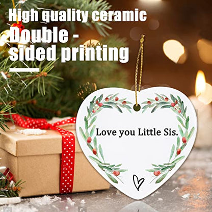Jocidea Sister Keepsake Ornament - Thinking of You Gift for Sister's Birthday or Xmas - color: Style L