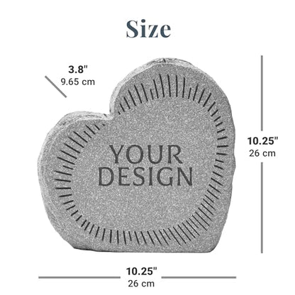 Let's Make Memories Personalized Memorial Garden Stone - Sympathy - Loss of Loved One - Condolences - Outdoor - Headstone - Durable Resin - Upright Garden Marker - Beautiful Life - style: Beautiful Life