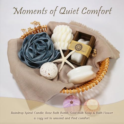 Sympathy Gift Baskets-Sympathy Gifts for Loss of Loved one | Condolences Gift for Loss-with Large Size Blanket-Bereavement/grief /After surgery gifts, Miscarriage Gifts for Mothers