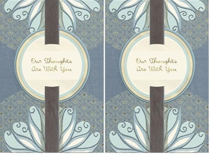 Hallmark Sympathy Card from All (Gold Foil Tapestry) (Pack of 2) - size: 17 (Pack of 2)