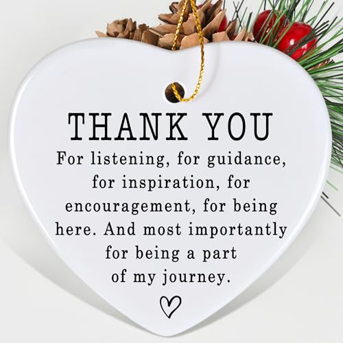 Jocidea Thank You Keepsake - Ceramic Heart Keepsake - Thank You Present - Gift for Friend, Coworker Leaving Gift - color: You Are an Important Part of My Journey