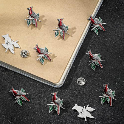 Geosar 150 Pcs Cardinal Pins Bulk Funeral Favors for Gifts, Fashion - style: Fashion