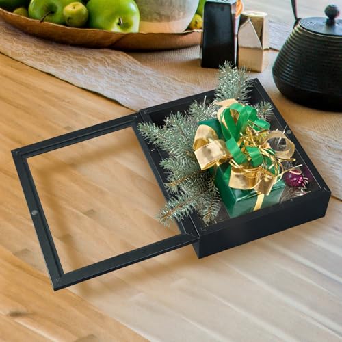 Muzilife 13x16 Shadow Box Wood Picture Frame, 2.16 Deep, Real Glass, Black - color: Black, size: 13x16