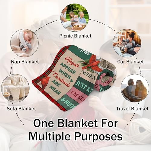 Custom Memorial Blanket with Picture, Memorial Gifts for Loss of Loved One - color: A Hug from Heaven 4