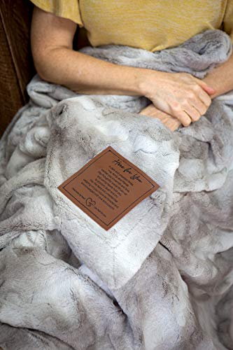 “Here for You” Blanket -Encouragement Gift/Caring Gift/Support Gift for Difficult Times/Bereavement Gift for Miscarriage/Infant Loss