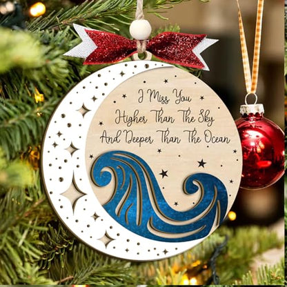 Loss of Father/Grandfather Sympathy Gifts for Bereavement, Remembrance Gift for Loss Dad, Bereavement Gift Ideas, Sympathy Gifts for Lost of Dad, Memorial Christmas Ornaments (C11) - style: C11