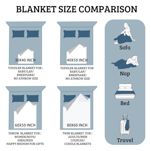 Vsmoedb Custom Memorial Blanket with Pictures for Loss of Loved One - color: Select16